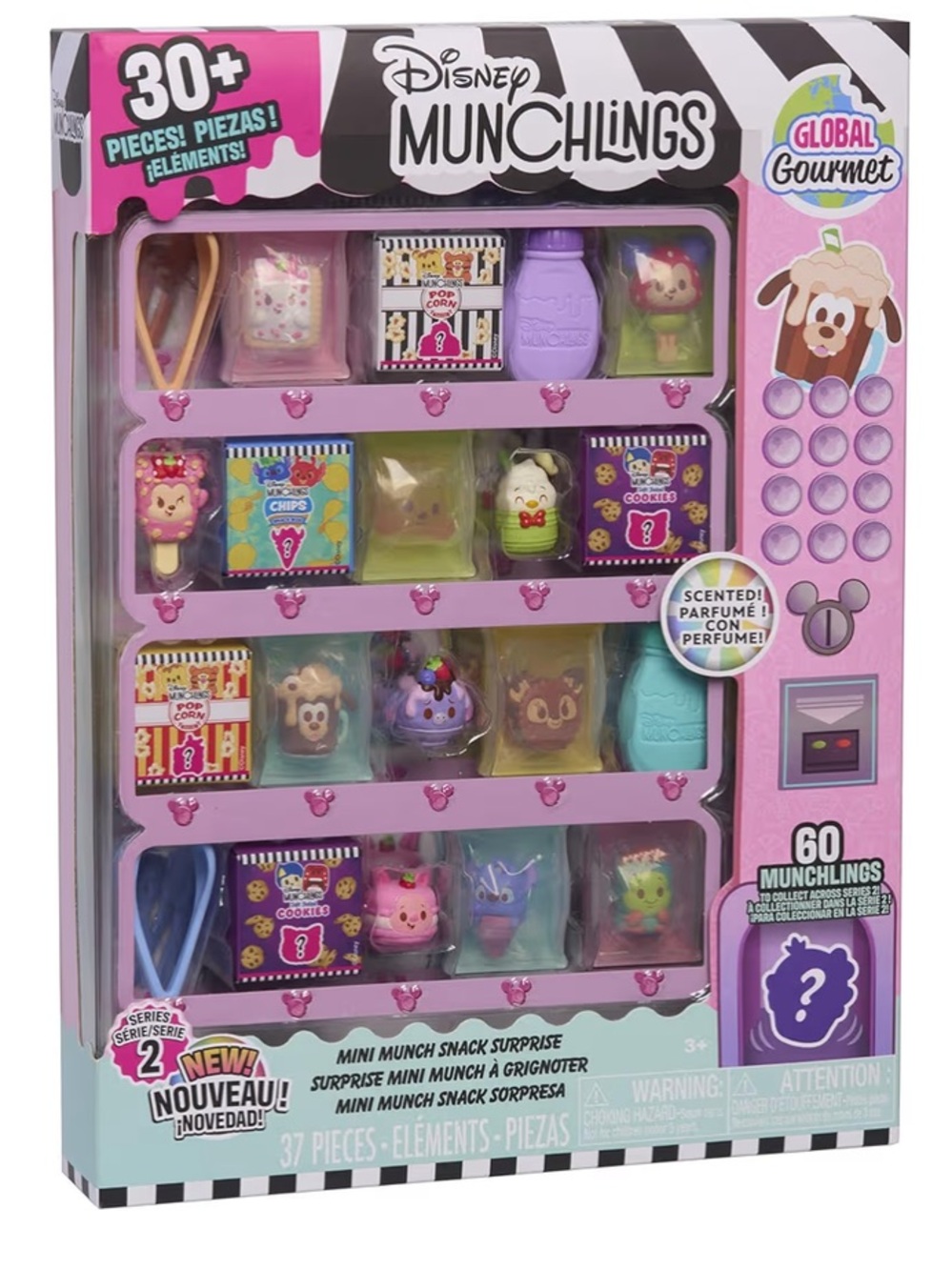 NWT Disney Munchlings Global Gourmet Series 2 Mini Munch Snack Surprise set.